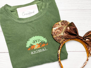 Animal. Embroidered T-Shirt