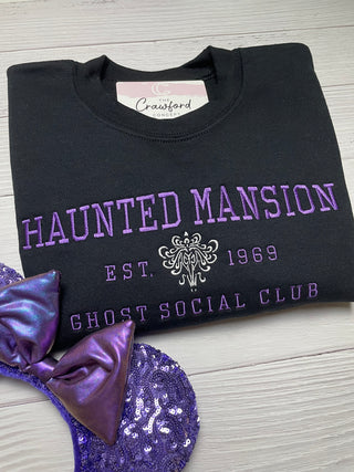 Haunted Mansion Embroidered Crewneck/Hoodie