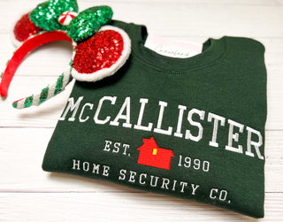 McCallister Home Security Co. Crewneck/Hoodie