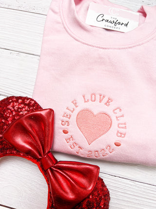Self Love Club Embroidered T-Shirt