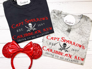 Capt. Sparrow's Rum Embroidered Crewneck/Hoodie