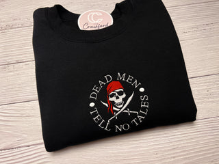 Dead Men Tell No Tales Embroidered T-Shirt
